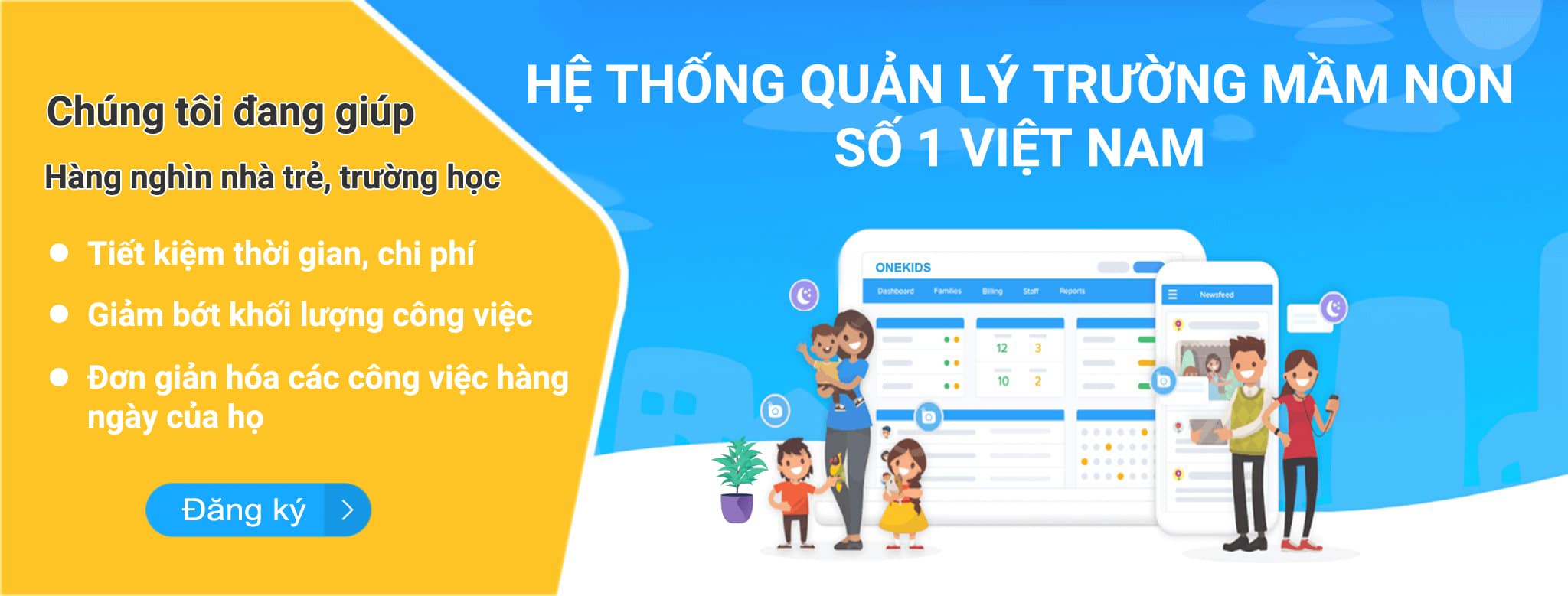 Phần mềm quản lý mầm non số 1 Việt Nam