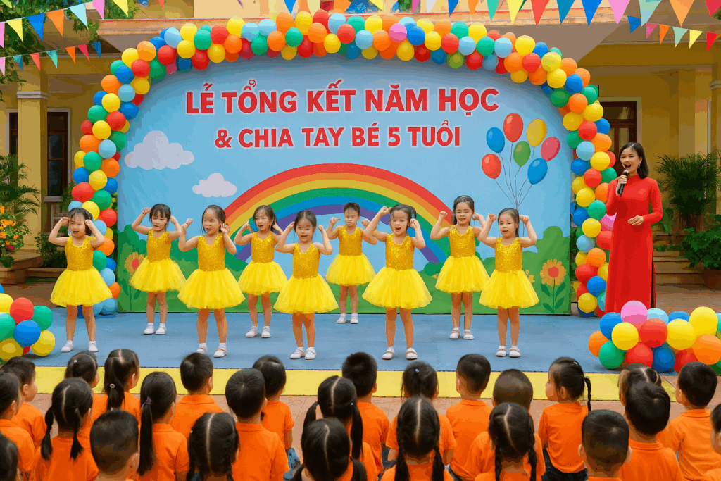 Lễ tổng kết năm học trường mầm non