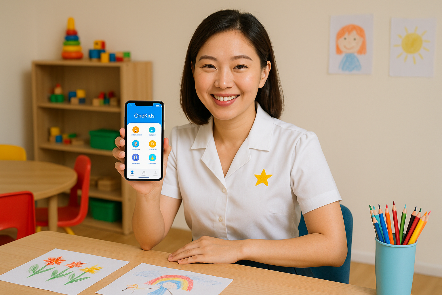 Phần mềm mầm non tốt nhất tích hợp xem camera lớp học trực tiếp - OneKids 2 phần mềm quản lý mầm non thông minh