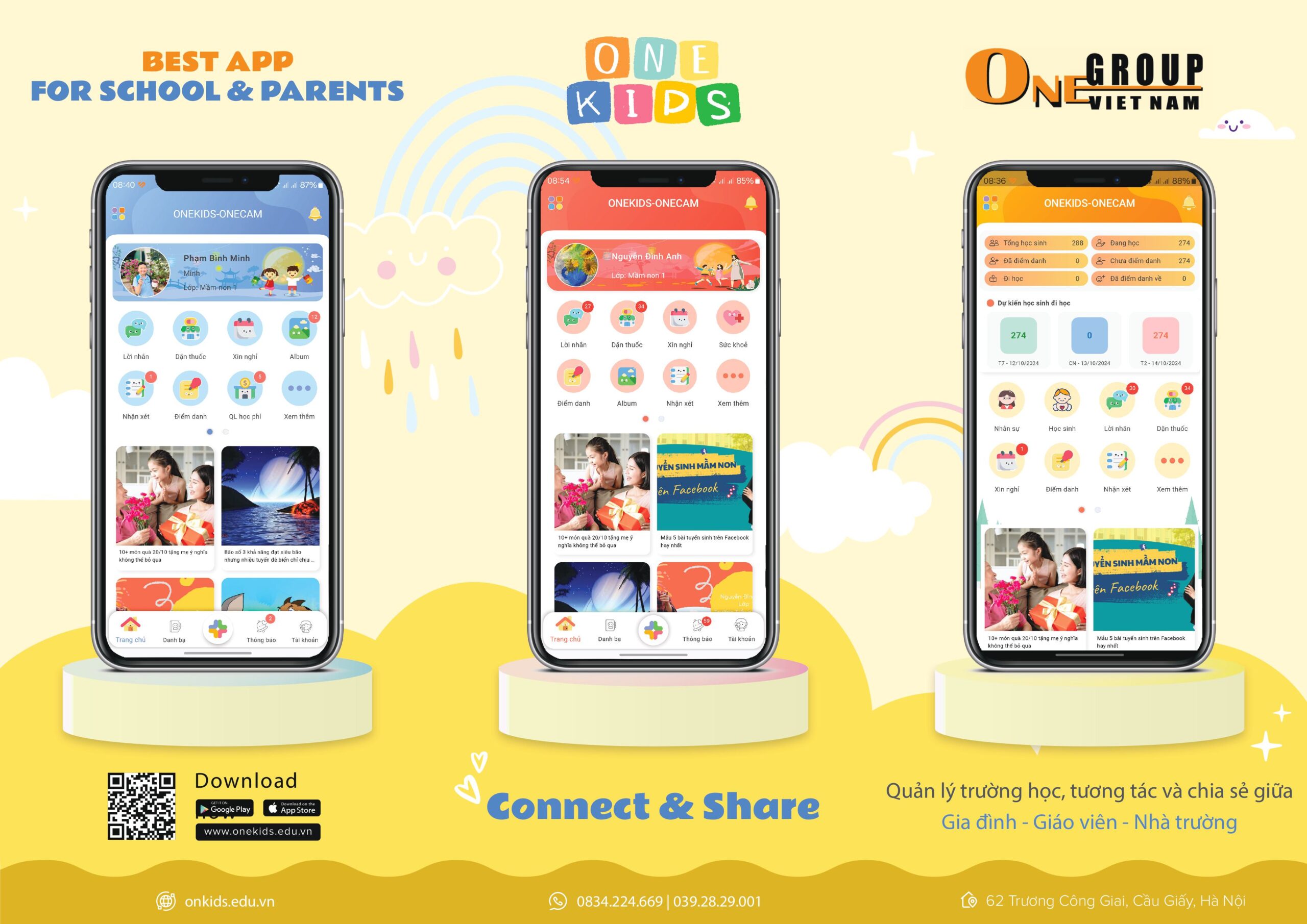 OneKids – Phần mềm quản lý mầm non số 1 Việt Nam (Cập nhật 2025) 2 Phần mềm quản lý mầm non số 1 Việt Nam - OneKids