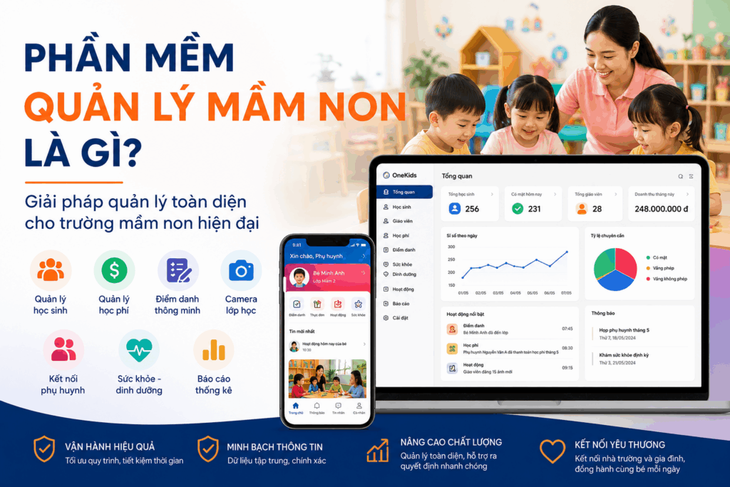 Phần mềm quản lý mầm non là gì