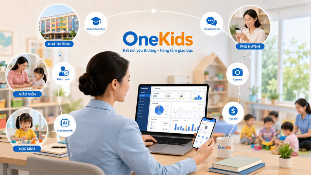OneKids là nền tảng quản lý trường mầm non toàn diện