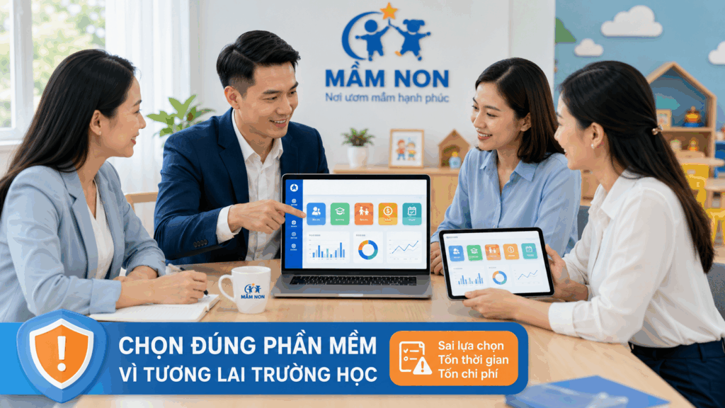 Sai lầm khi chọn phần mềm quản lý trường mầm non và cách tránh