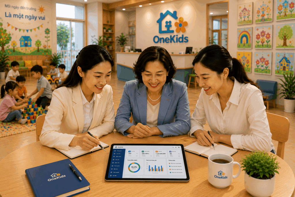 So sánh phần mềm quản lý trường mầm non theo nghiệp vụ vận hành thực tế
